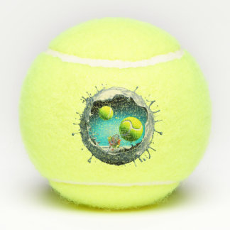 Tennisball Sammlerstücke seltenes Kunstobjekt Tennisbälle