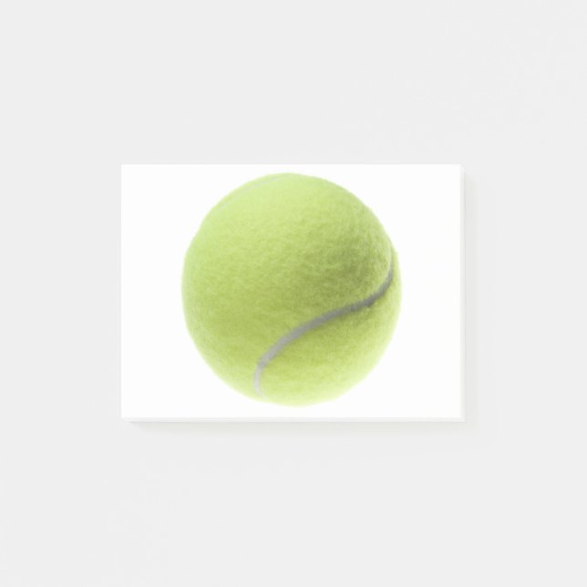 Tennisball-Schablone trägt Tennisbälle zur Schau Post-it Klebezettel (Vorderseite)