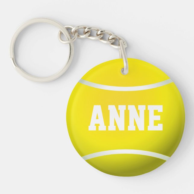 Tennisball Schlüsselanhänger (Vorderseite)