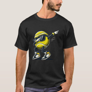 Tennisball spielen mit Sonnenbrille Funny Sports P T-Shirt