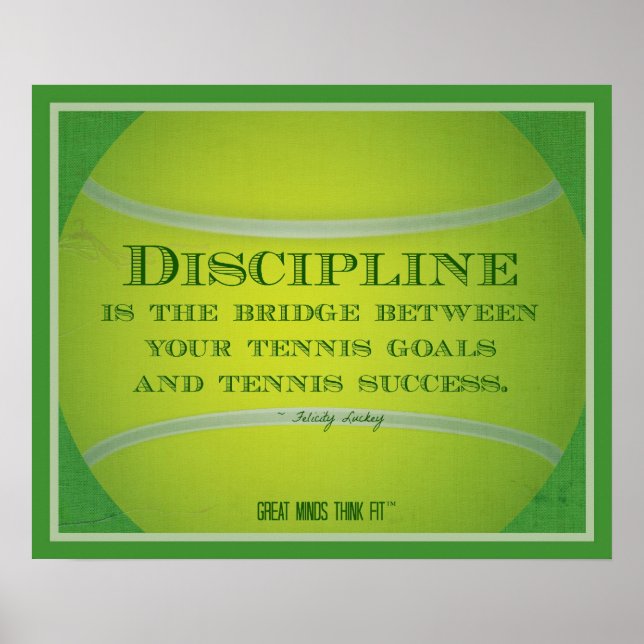 Tennisball und Zitat 2002 Poster (Vorne)