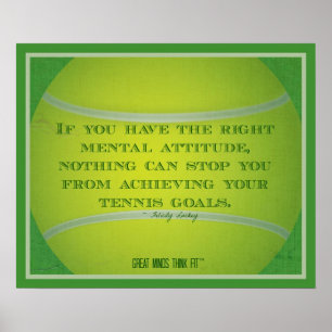 Tennisball und Zitat 2003 Poster