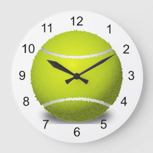 Tennisball-Wanduhr Große Wanduhr