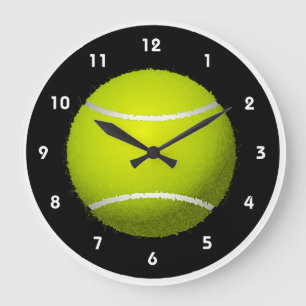 Tennisball-Wanduhr Große Wanduhr