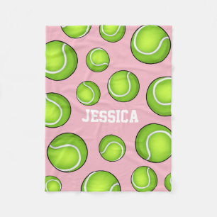 Tennisball-weich Rosa Fleecedecke