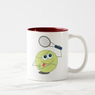 Tennisball Zweifarbige Tasse