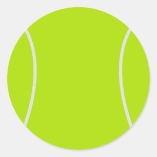 Tennisballaufkleber Runder Aufkleber