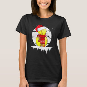 Tennisbälle mit Weihnachtsfeiertagen in der Weihna T-Shirt