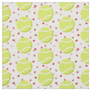 Tennisbälle mit winzigen Herzklappen Stoff
