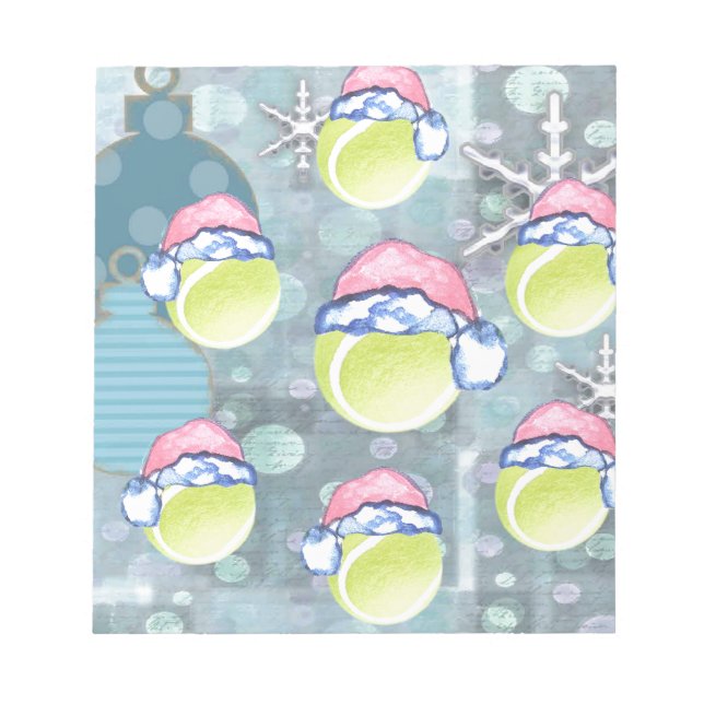 Tennisbälle Notizblock (Vorderseite)
