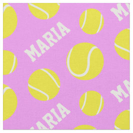 Tennisbälle Pink Girls individuelle Name Sportart Stoff