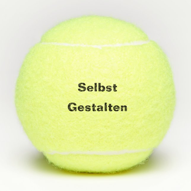 Tennisbälle Selbst Gestalten (Vorderseite)