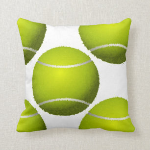 Tennisbälle werfen Kissen