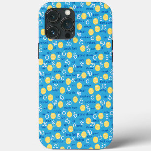 Tennisbegriffe iPhone 13 Pro Max Hülle