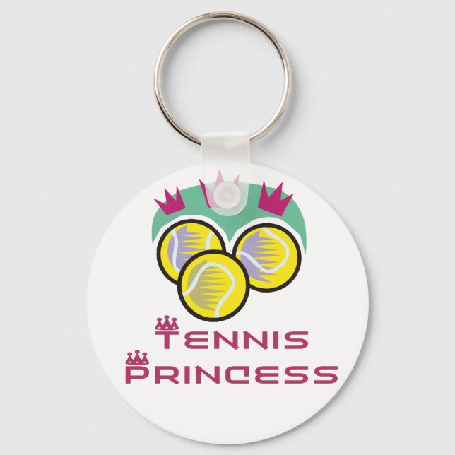 TennisChick Princess Schlüsselanhänger (Vorderseite)