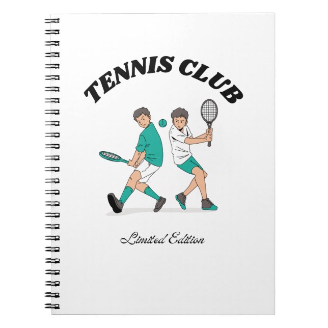 Tennisclub Notizblock (Vorderseite)
