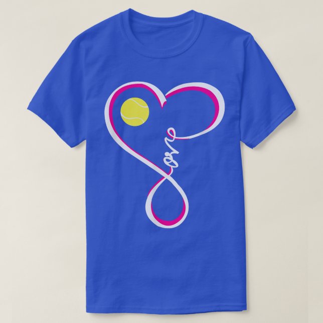 TennisCute Liebe Tennis T-Shirt (Design vorne)