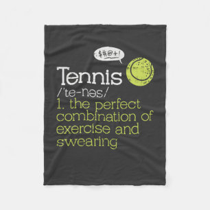 Tennisdefinition Fleecedecke
