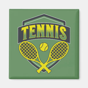 Tennisdesign für Tennisfans Magnet