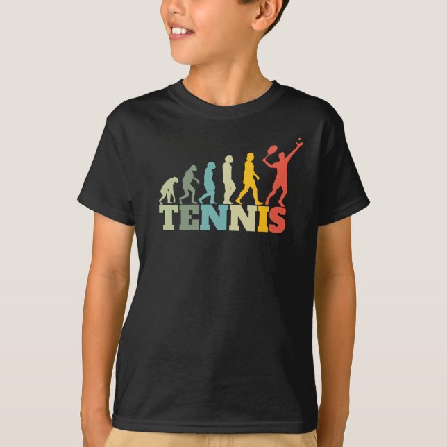 Tennisdesign mit Sprichwort als Geschenk T-Shirt (Vorderseite)