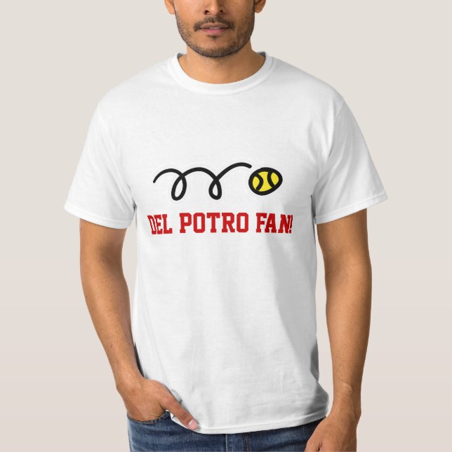 Tennisfan-T - Shirts Del Potro für Mannfrauen u. (Vorderseite)