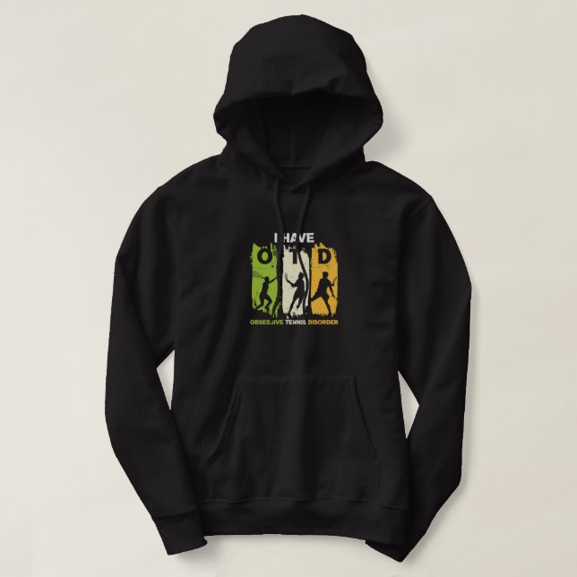 Tennisfreunde, Tennis, Au, Tennis, Hoodie (Design vorne)