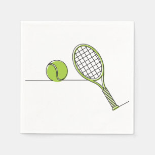 Tennisgeschenk des Tennis-Liebhabers   Serviette