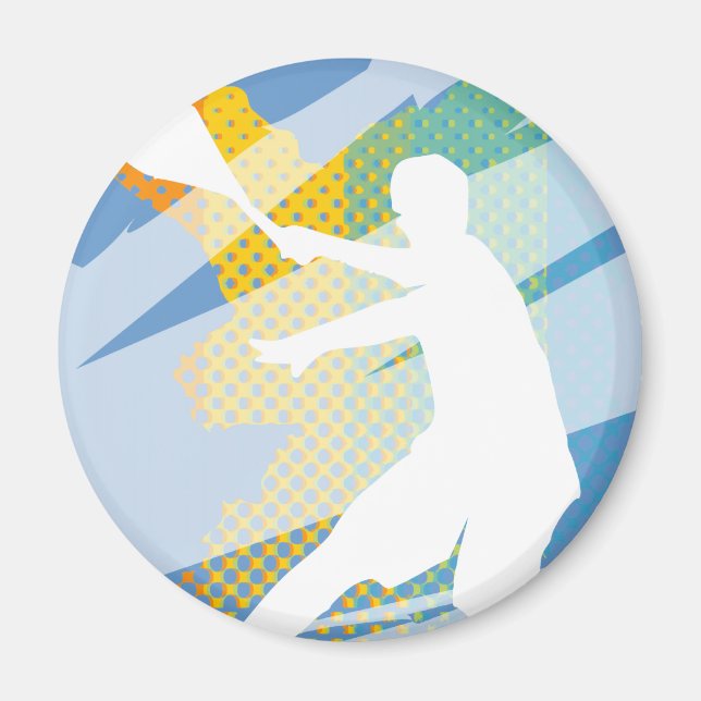 Tennisgeschenke für Tennisspieler und Tennisfans Magnet (Vorne)