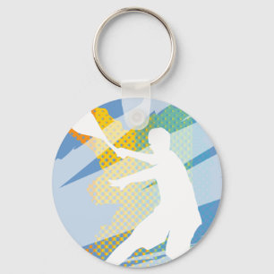 Tennisgeschenke für Tennisspieler und Tennisfans Schlüsselanhänger