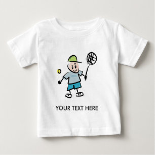 Tennishirt für Kinder mit Cartoon-Tennisspieler Baby T-shirt