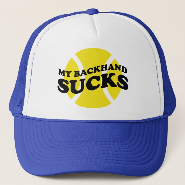 Tenniskappen für Männer, Frauen und - lustiger Slo Truckerkappe (Vorderseite)