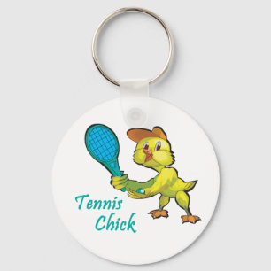 Tenniskätzchen Schlüsselanhänger