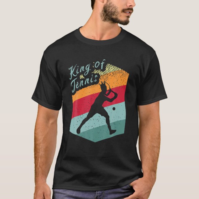 Tennisklamotten für einen Tennisspieler T-Shirt (Vorderseite)