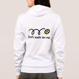 Tenniskleidung für Frauen | Hoodie mit lustigem Zi