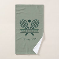 Tennisklubname Rackets und Ball Motif Custom hinzu