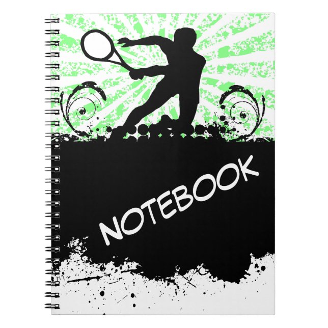 TennisNotebook Notizblock (Vorderseite)
