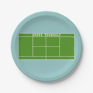Tennisparty Pappteller