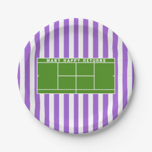 Tennisparty Pappteller