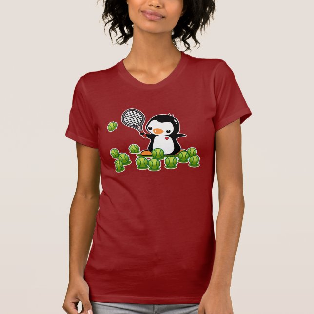 Tennispenguin-T - Shirt (Vorderseite)