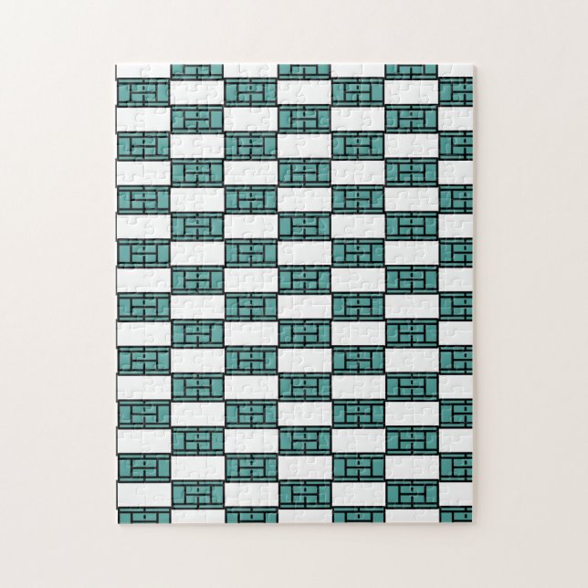 Tennisplatz Puzzle (Vertikal)