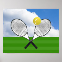 Tennisplatz & TENNIS RACKETS