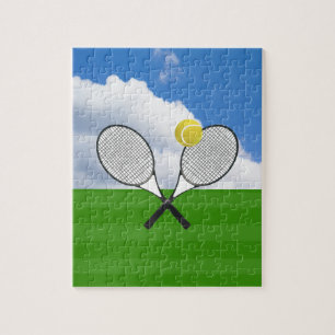 Tennisplatz & TENNIS RACKETS Puzzle