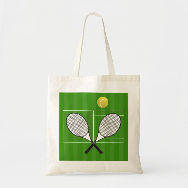 Tennisplatz & TENNIS RACKETS Tragetasche (Vorne)