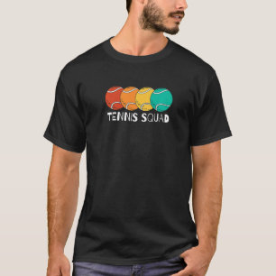 Tennisplatz Vintager Tennisball-Ball T-Shirt