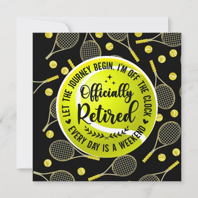 Tennisruhe für Spieler und Fan Karte