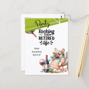 Tennisruhestand Postkarte