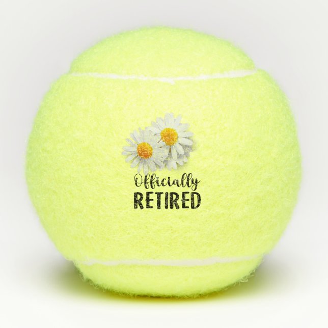 Tennisruhestand Tennisbälle (Vorderseite)