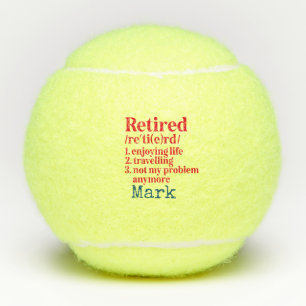 Tennisruhestand Tennisbälle