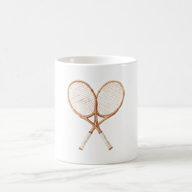 Tennisschläger Kaffeetasse (Mittel)