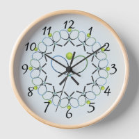 Tennisschläger rund um die Uhr